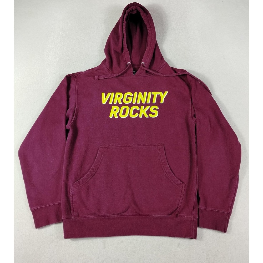 Danny Duncan Hoodie Sweatshirt Mens Small Purple Virginity‎ Rocks Graphic Fleece